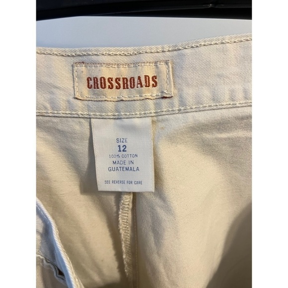 Vintage Crossroads Tan Skort 90s Y2K Style Size 12 - Picture 3 of 5